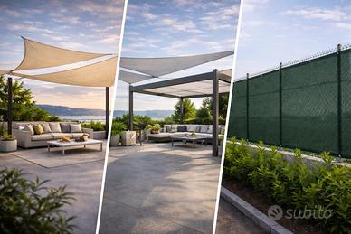 Teli Ombreggianti su Misura con Occhielli