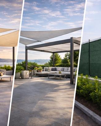 Teli Ombreggianti su Misura con Occhielli