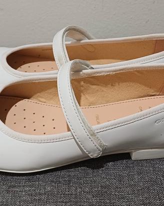 ballerine Geox Jr Pliè A bambina tg. 36 bianco