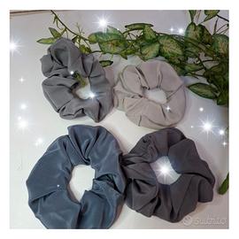 4 scrunchies in seta-soie 