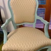 Set poltroncina e tavolino Vintage