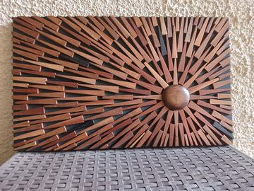 Quadro etnico in legno