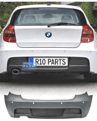 PARAURTI POSTERIORE BMW E81 E87 04-11 LOOK M PDC