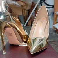 Décolleté color oro numero 40