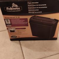 Distruggidocumenti Fellowes Powershred P-20 nuovo 