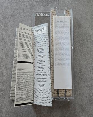 Set 2 Custodie Vintage Swatch con Libretti