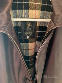 Giacca in pelle marrone invernale FAY. XL