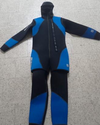 subacquea muta neoprene 2 pezzi coltri sub 