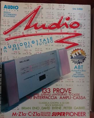 rivista AUDIO REVIEW n° 11 del 1982