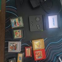 Game boy advance sp+ caricatore+ giochi 