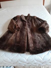 pelliccia di castorino lontrato