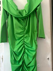 Abito verde elegante  tg 52