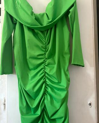 Abito verde elegante  tg 52