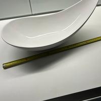 Piatto in ceramica Bianco design