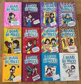 12 Libri “I diari di Nikki, Rachel Renée Russell