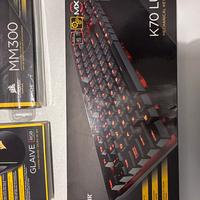 Kit gaming tastiera mouse e tappetino Corsair