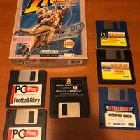 Lotto vecchi giochi pc su floppy disk