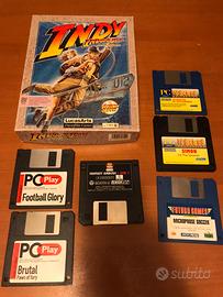 Lotto vecchi giochi pc su floppy disk