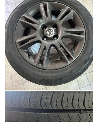 Set cerchi+gomme/specchietto retrovisore sx
