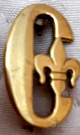 Spilla Distintivo Conte Of Florence Giglio Old Flo