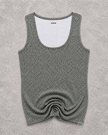 Tezenis Canotta Donna Pois Verde Bianco XS