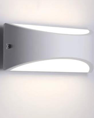 Applique LED da esterno Gijon doppia luce bianco