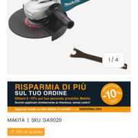 Smerigliatrice Makita GA9020 2200W