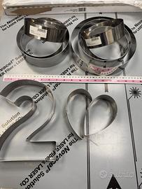 Stampi in acciaio inox per semifreddi e torte
