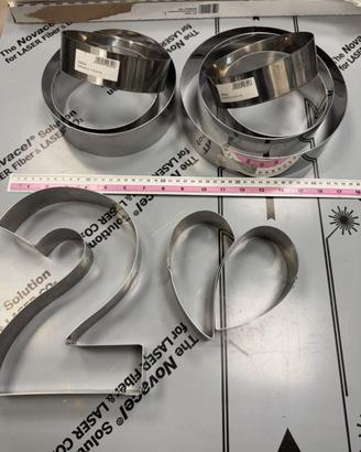 Stampi in acciaio inox per semifreddi e torte