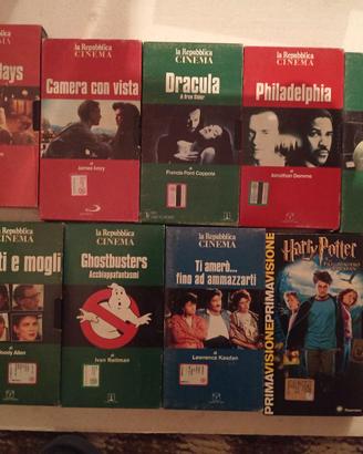 Lotto VHS: set film classici in videocassetta 9 pz