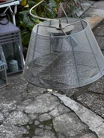 Lampadario filo metallico