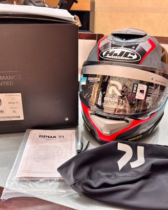 Casco moto HJC RPHA 71 Hapel MC21 XL