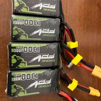 4 lipo ovonic 4s 1300mha 100c 19,24 wh
