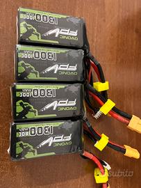 4 lipo ovonic 4s 1300mha 100c 19,24 wh