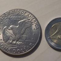 Grande moneta americana da 1 dollaro 1972