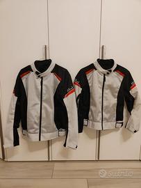 Giacca traforata estiva moto Oj Racy grey bla