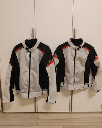 Giacca traforata estiva moto Oj Racy grey bla