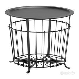tavolino ikea metallo nero contenitore
