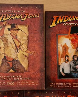 Cofanetto dvd Indiana Jones 3 film + speciali