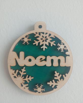 Pallina di Natale decorativa personalizzata