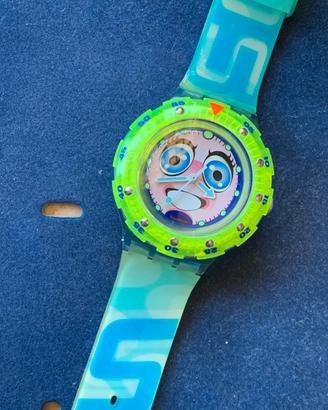 Swatch 1996 Scuba Diving 200 Stripp SDN120 vintage