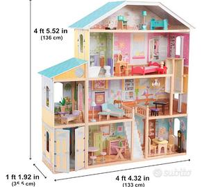 Casa di cheap barbie di legno