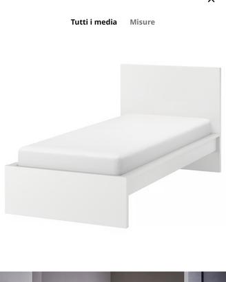 Letto singolo malm ikea