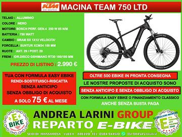 Ebike Ktm Macina Team 750 LTD