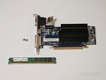 Sapphire Hd5450 1gb scheda video + ram ddr3 
