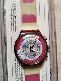 orologio Swatch navy berry
