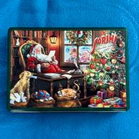 SCATOLA DI LATTA RETTANGOLARE NATALIZIA