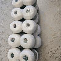 Filo di Scozia numero 12, bianco Profilo , 20 gomi