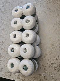 Filo di Scozia numero 12, bianco Profilo , 20 gomi