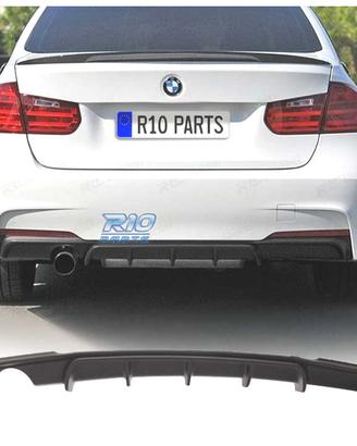 DIFFUSORE BMW F30 F31 LOOK M PERFORMANCE NERO
